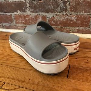 Croc’s Women’s Crocband Platform Slide Sandals